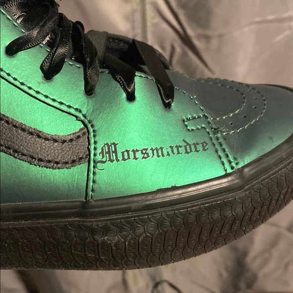 Vans Green and Black Lace-Up Boots with Signature Style Harry Potter Edition - Picture 6 of 8
